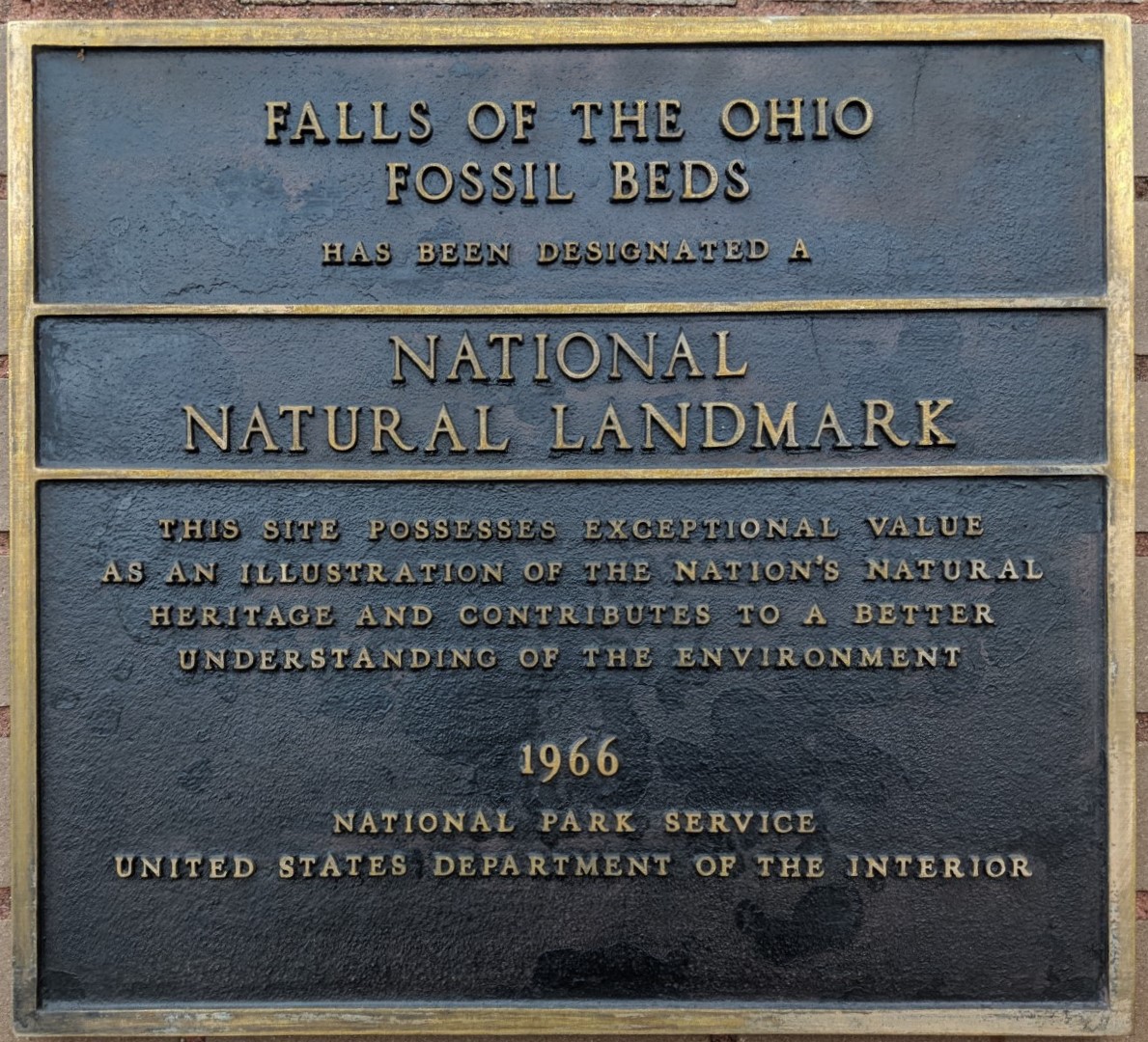 Falls of the Ohio fossil beds: a National Natural Landmark